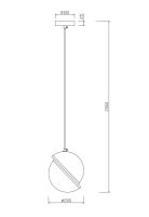 Подвесной светильник Freya Element FR5181PL-01CH
