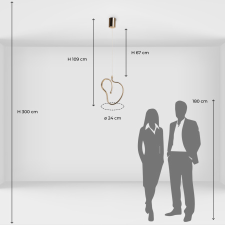 Подвесной светильник De Markt Аурих 108011001