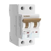 Автоматический выключатель Werkel 2P C50A 4,5кА W902P504