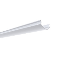 Профиль П-образный накладной Apeyron ширина ленты до 20мм (рассеиватель, заглушки - 2шт) 08-14