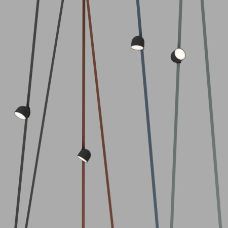 Трековый однофазный светильник Denkirs Belty spot DK5642-BK