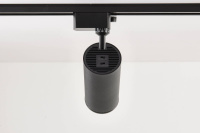 Трековый однофазный светильник Crystal Lux CLT 0.31 021 BK 3CCT ZOOM