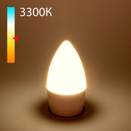 Светодиодная лампа Elektrostandard Свеча E27 6W 3300K 4690389180668 a057935
