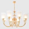 Подвесная люстра Crystal Lux ELENA SP8 GOLD