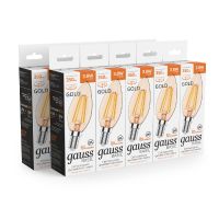 Светодиодная филаментная лампа Gauss Basic Filament E14 3,8W 2400K 1037154