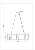 Подвесная люстра Arte Lamp Grato A4079LM-8CC