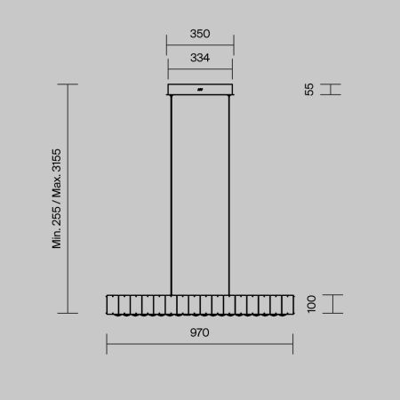 Подвесеой светильник Maytoni Majesty MOD517PL-L28BS3K