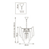 Подвесная люстра Lightstar Retro II 799082