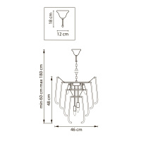 Подвесная люстра Lightstar Retro II 799082