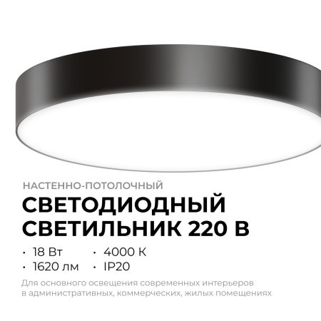 Накладной светильник Apeyron Min 18-157