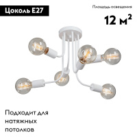 Потолочная люстра Vitaluce V4960-0/6PL