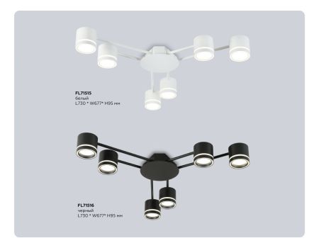 Потолочный светильник Ambrella Light Comfort FL71516