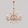 Подвесная люстра Crystal Lux ELIZABETH SP8+4 BRASS
