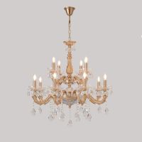 Подвесная люстра Crystal Lux ELIZABETH SP8+4 BRASS
