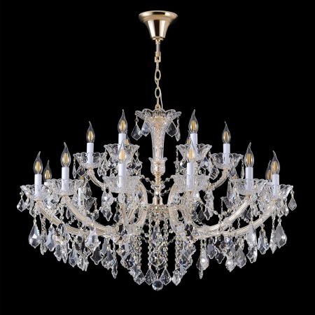 Подвесная люстра Crystal Lux CRISTELLE SP12+6 GOLD