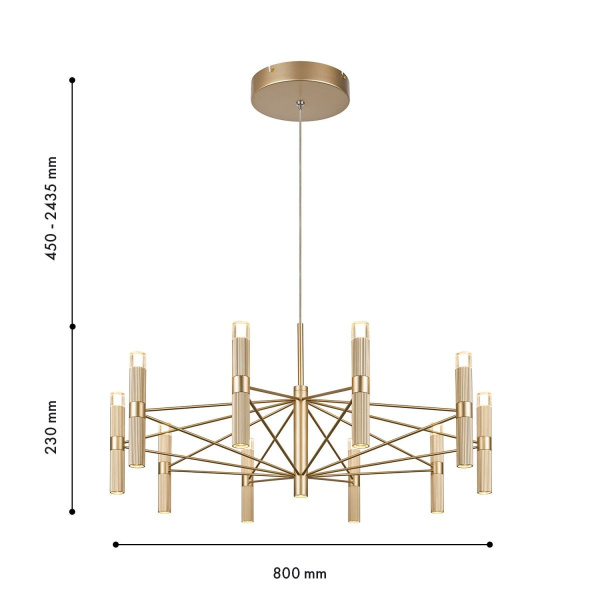 Подвесная люстра Favourite Blick 4759-10P