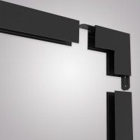 Угловой соединитель внутренний для накладного шинопровода AM Group AM544 BK SMART