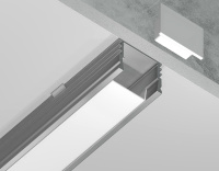 Алюминиевый накладной профиль Ambrella Light Alum Profile GP1750AL