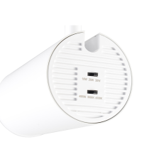 Трековый однофазный светильник Crystal Lux CLT 0.31 021 WH 3CCT ZOOM