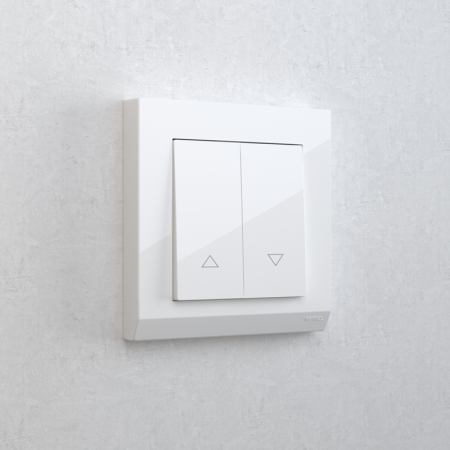 Выключатель жалюзи белый WL01-01-02 Werkel