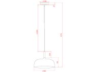 Подвесной светильник Arte Lamp Kayla A7102SP-1WH