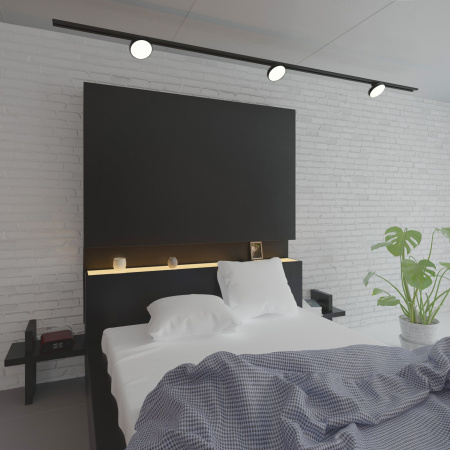 Трековый светодиодный светильник Elektrostandard Pila 85078/01 черный