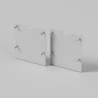 Комплект заглушек для профиля 5050 2шт Maytoni Led Strip ALM-5050-S-EC 642046