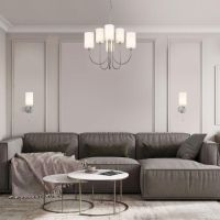 Подвесная люстра Eurosvet Abbey 60164/6 никель Smart 