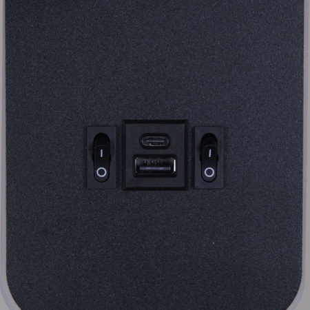 Спот Reluce 86204-9.2-001KT LED12W+USB BK