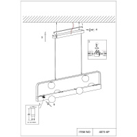 Подвесная люстра Favourite Fitirum 4073-6P