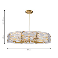Люстра на штанге Favourite Glacies 4764-10P