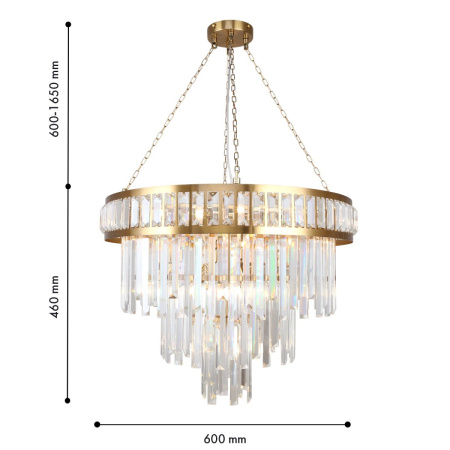 Подвесная люстра Favourite Preston 4732-12P