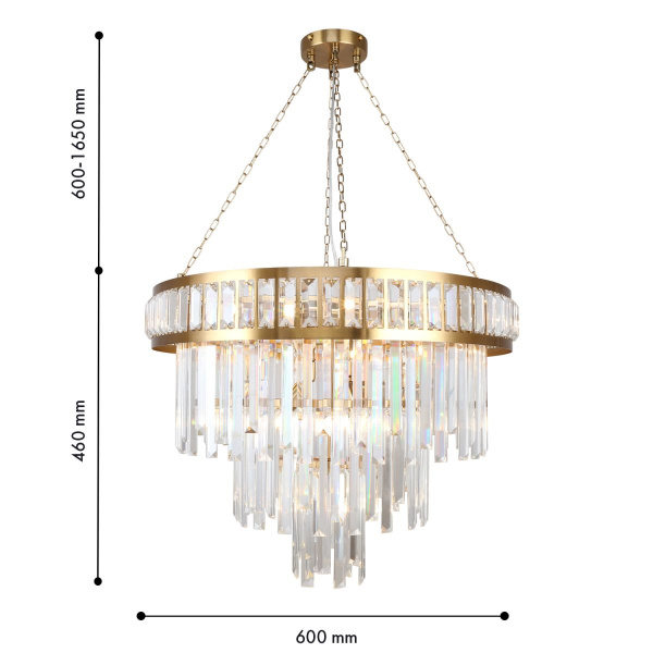 Подвесная люстра Favourite Preston 4732-12P