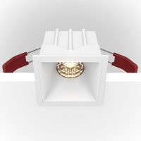 Встраиваемый светильник Maytoni Alfa LED DL043-01-10W3K-SQ-W