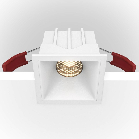 Встраиваемый светильник Maytoni Alfa LED DL043-01-10W3K-SQ-W