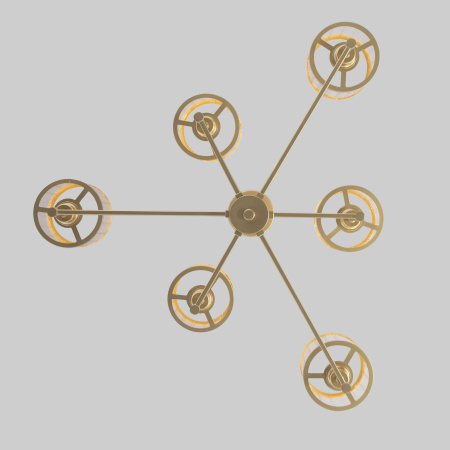 Потолочная люстра Eurosvet Inari 60144/6 золото Smart a061942
