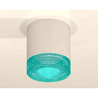 Комплект накладного светильника Ambrella light Techno Spot XS7401023 SWH/BL белый песок/голубой (C7401, N7194)