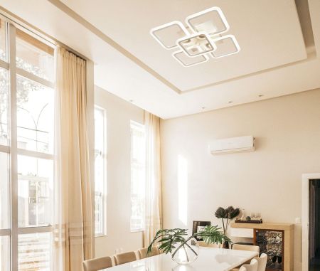 Потолочная светодиодная люстра Escada Square 10220/5LED 98W