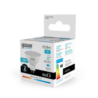 Лампа светодиодная Gauss Elementary MR16 GU5.3 7W 4100K матовая 11527