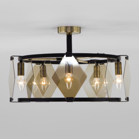 Потолочная люстра Eurosvet Aragon 60116/5 черный