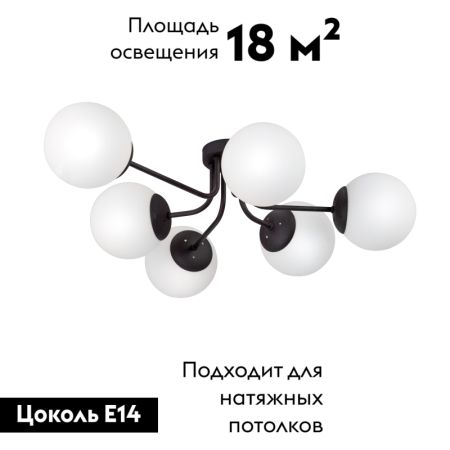 Потолочная люстра Vitaluce V4996-1/6PL