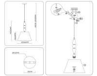 Подвесной светильник Ambrella Light High Light Classic LH75250