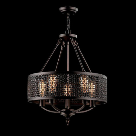 Люстра Freya Conte FR4166-PL-05C-BL античный коричневый