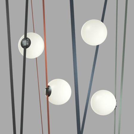 Трековый однофазный светильник Denkirs Belty Orb DK5554-BK