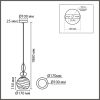 Подвесной светильник Lumion Moderni Walma 8300/1A