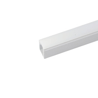 Профиль накладной 9х7.8мм, алюминиевый серебро 2м Feron CAB241 52149