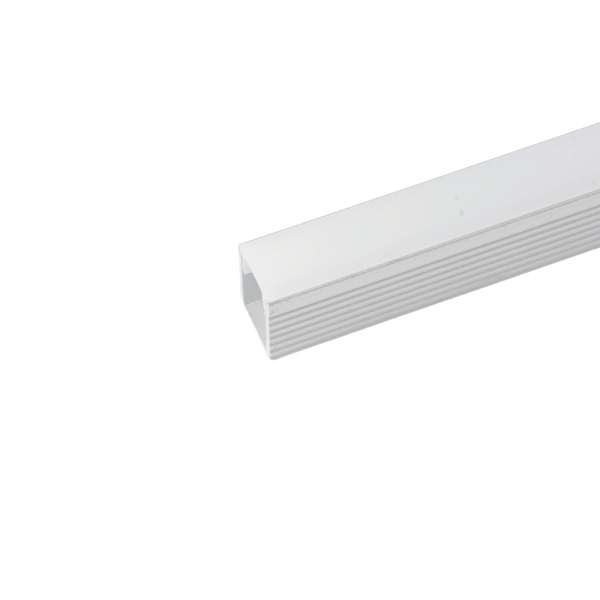 Профиль накладной 9х7.8мм, алюминиевый серебро 2м Feron CAB241 52149