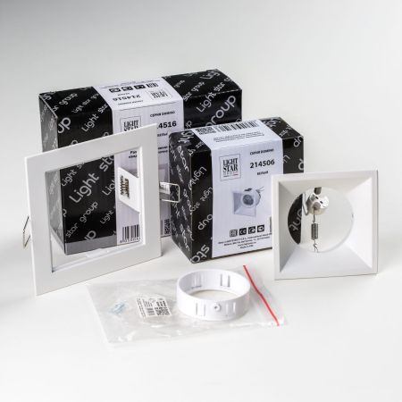 Встраиваемый светильник Lightstar Domino (214516+214506+214006) D51606WMOD