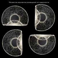 Настенный светильник Crystal Lux WAVE AP6W LED TRANSPARENT