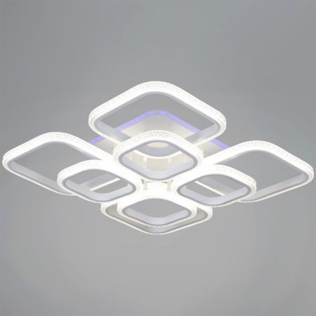 Потолочная люстра Reluce 06335-0.3-4+4B WH (RGB)